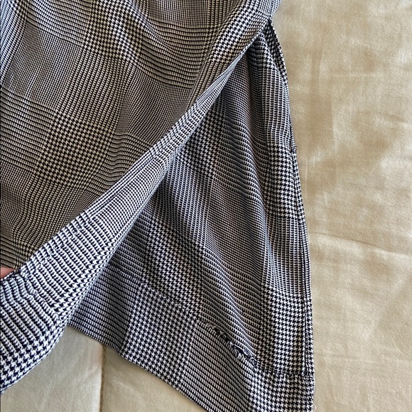 L'AGENCE Black and White Houndstooth Maxi dress - Picture 7 of 9